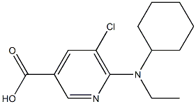 5-chloro-6-[cyclohexyl(ethyl)amino]pyridine-3-carboxylic acid