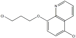 5-chloro-8-(3-chloropropoxy)quinoline,,结构式