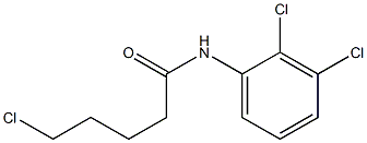 5-chloro-N-(2,3-dichlorophenyl)pentanamide 化学構造式