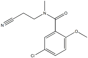 5-chloro-N-(2-cyanoethyl)-2-methoxy-N-methylbenzamide