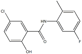 5-chloro-N-(5-fluoro-2-methylphenyl)-2-hydroxybenzamide