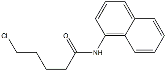 5-chloro-N-(naphthalen-1-yl)pentanamide Structure