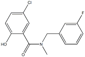 5-chloro-N-[(3-fluorophenyl)methyl]-2-hydroxy-N-methylbenzamide Structure