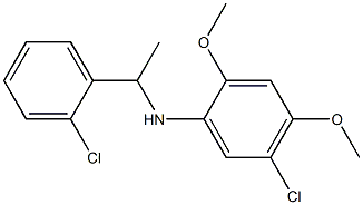 5-chloro-N-[1-(2-chlorophenyl)ethyl]-2,4-dimethoxyaniline