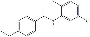 5-chloro-N-[1-(4-ethylphenyl)ethyl]-2-methylaniline