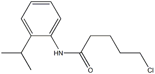 5-chloro-N-[2-(propan-2-yl)phenyl]pentanamide|