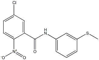 5-chloro-N-[3-(methylsulfanyl)phenyl]-2-nitrobenzamide