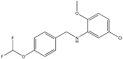 5-chloro-N-{[4-(difluoromethoxy)phenyl]methyl}-2-methoxyaniline