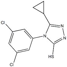  5-cyclopropyl-4-(3,5-dichlorophenyl)-4H-1,2,4-triazole-3-thiol