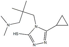  5-cyclopropyl-4-{2-[(dimethylamino)methyl]-2-methylpropyl}-4H-1,2,4-triazole-3-thiol