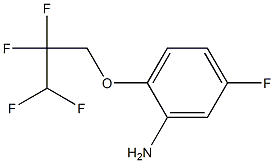 5-fluoro-2-(2,2,3,3-tetrafluoropropoxy)aniline,,结构式