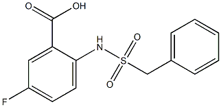 5-fluoro-2-(phenylmethanesulfonamido)benzoic acid|