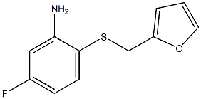 5-fluoro-2-[(furan-2-ylmethyl)sulfanyl]aniline