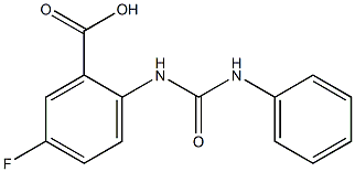 5-fluoro-2-[(phenylcarbamoyl)amino]benzoic acid|