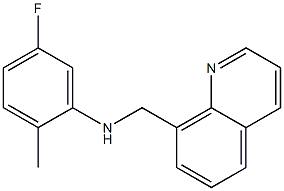  5-fluoro-2-methyl-N-(quinolin-8-ylmethyl)aniline