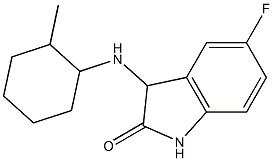 5-fluoro-3-[(2-methylcyclohexyl)amino]-2,3-dihydro-1H-indol-2-one