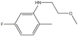 5-fluoro-N-(2-methoxyethyl)-2-methylaniline