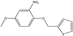 5-methoxy-2-(thiophen-2-ylmethoxy)aniline Structure