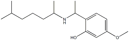 5-methoxy-2-{1-[(6-methylheptan-2-yl)amino]ethyl}phenol