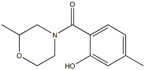 5-methyl-2-[(2-methylmorpholin-4-yl)carbonyl]phenol