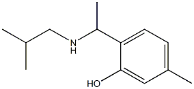 5-methyl-2-{1-[(2-methylpropyl)amino]ethyl}phenol