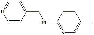 5-methyl-N-(pyridin-4-ylmethyl)pyridin-2-amine 结构式