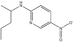 5-nitro-N-(pentan-2-yl)pyridin-2-amine 结构式