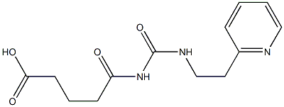 5-oxo-5-({[2-(pyridin-2-yl)ethyl]carbamoyl}amino)pentanoic acid