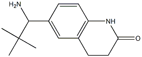 6-(1-amino-2,2-dimethylpropyl)-1,2,3,4-tetrahydroquinolin-2-one|