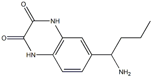 6-(1-aminobutyl)-1,2,3,4-tetrahydroquinoxaline-2,3-dione Structure