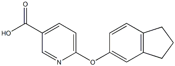 6-(2,3-dihydro-1H-inden-5-yloxy)pyridine-3-carboxylic acid