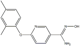 6-(2,4-dimethylphenoxy)-N'-hydroxypyridine-3-carboximidamide|