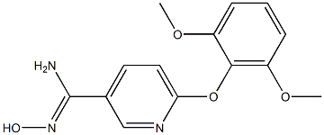 6-(2,6-dimethoxyphenoxy)-N'-hydroxypyridine-3-carboximidamide