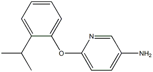 6-(2-isopropylphenoxy)pyridin-3-amine,,结构式