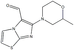 6-(2-methylmorpholin-4-yl)imidazo[2,1-b][1,3]thiazole-5-carbaldehyde|