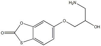 6-(3-amino-2-hydroxypropoxy)-2H-1,3-benzoxathiol-2-one