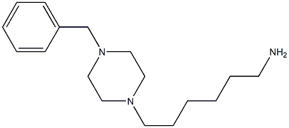 6-(4-benzylpiperazin-1-yl)hexan-1-amine Struktur