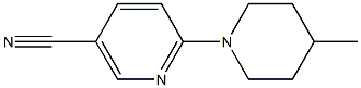 6-(4-methylpiperidin-1-yl)nicotinonitrile Struktur