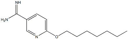 6-(heptyloxy)pyridine-3-carboximidamide 结构式