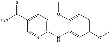 6-[(2,5-dimethoxyphenyl)amino]pyridine-3-carbothioamide