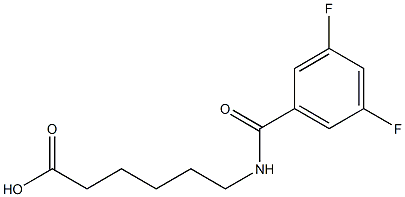 6-[(3,5-difluorophenyl)formamido]hexanoic acid