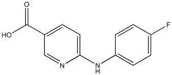 6-[(4-fluorophenyl)amino]pyridine-3-carboxylic acid Structure
