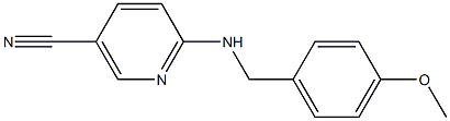 6-[(4-methoxybenzyl)amino]nicotinonitrile,,结构式