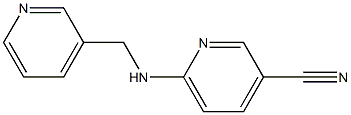 6-[(pyridin-3-ylmethyl)amino]pyridine-3-carbonitrile Structure