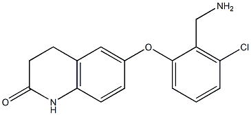 6-[2-(aminomethyl)-3-chlorophenoxy]-1,2,3,4-tetrahydroquinolin-2-one