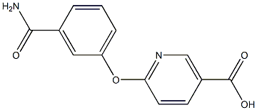  6-[3-(aminocarbonyl)phenoxy]nicotinic acid