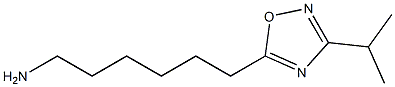  6-[3-(propan-2-yl)-1,2,4-oxadiazol-5-yl]hexan-1-amine