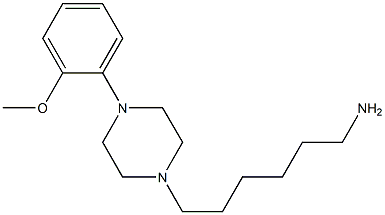 6-[4-(2-methoxyphenyl)piperazin-1-yl]hexan-1-amine 结构式