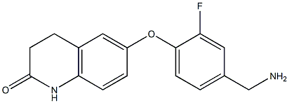 6-[4-(aminomethyl)-2-fluorophenoxy]-1,2,3,4-tetrahydroquinolin-2-one