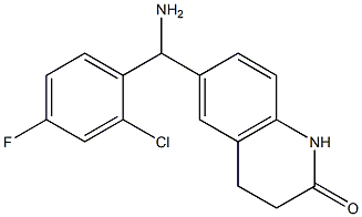6-[amino(2-chloro-4-fluorophenyl)methyl]-1,2,3,4-tetrahydroquinolin-2-one